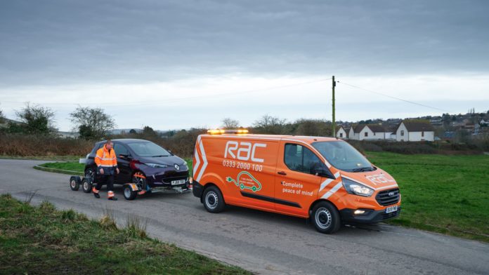 RAC electric car recovery