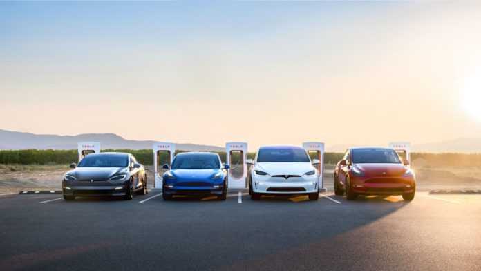 Tesla electric cars